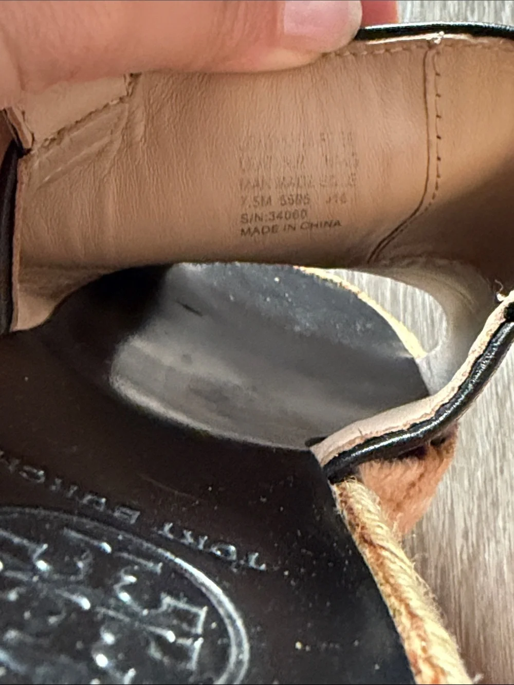 Tory Burch Dandy Leather Espadrilles